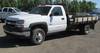 2006 Chevrolet Silverado 3500 flatbed pickup truck 88,034 miles on odometer 6 6L V8 OHV 32V turbo di...