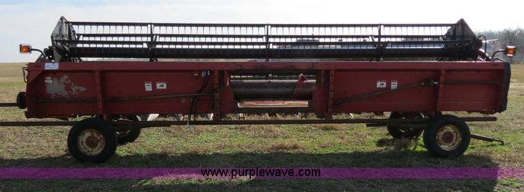 image for item B4609 1998 Case IH 1020 25' flex head header