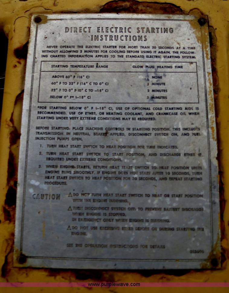 image for item B4774 1970 Caterpillar D6C dozer