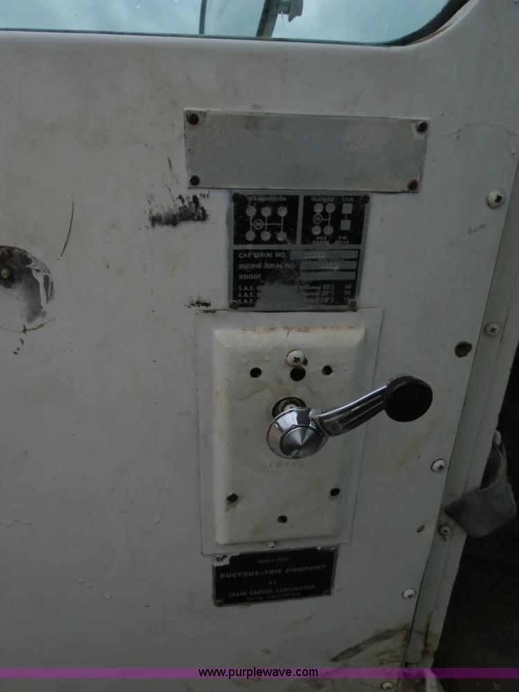 image for item B4783 1968 Bucyrus Erie 45C HydroCrane 30 ton hydraulic truck crane