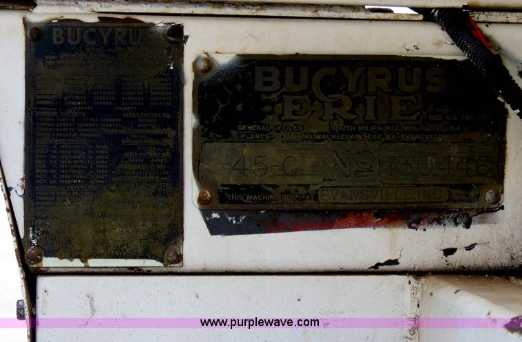 image for item B4783 1968 Bucyrus Erie 45C HydroCrane 30 ton hydraulic truck crane