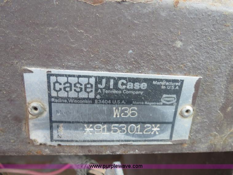 image for item B4784 1983 Case W36 wheel loader