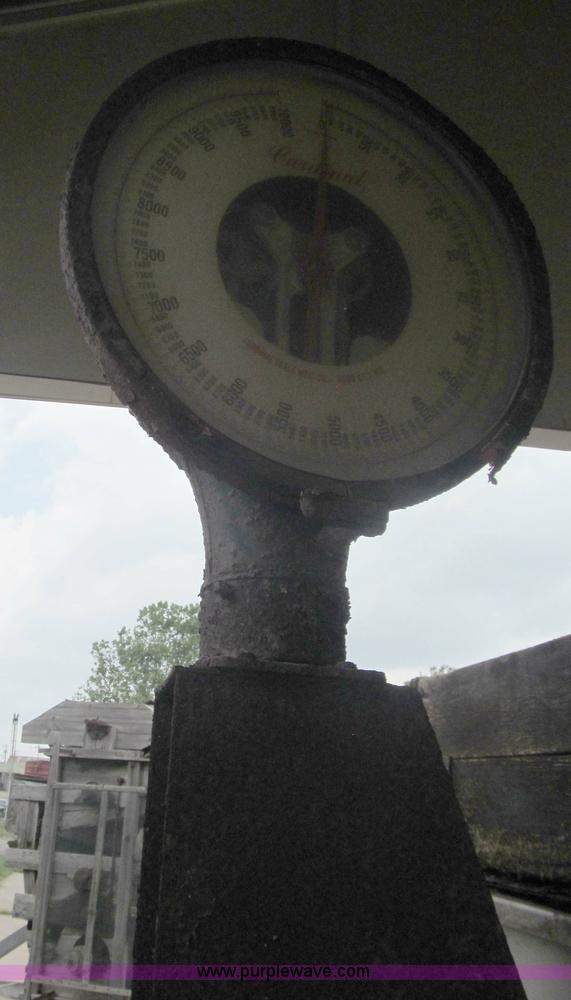 image for item E7538 Speed King stainless steel conveyor mixer and fertilizer hopper with scale