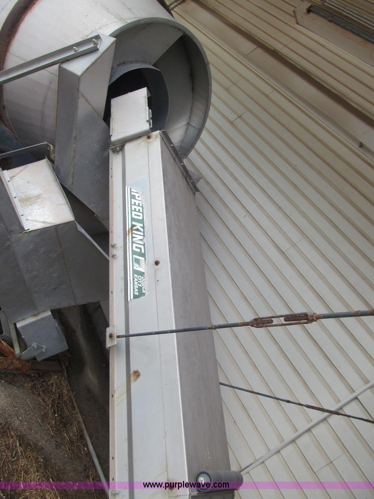 image for item E7538 Speed King stainless steel conveyor mixer and fertilizer hopper with scale