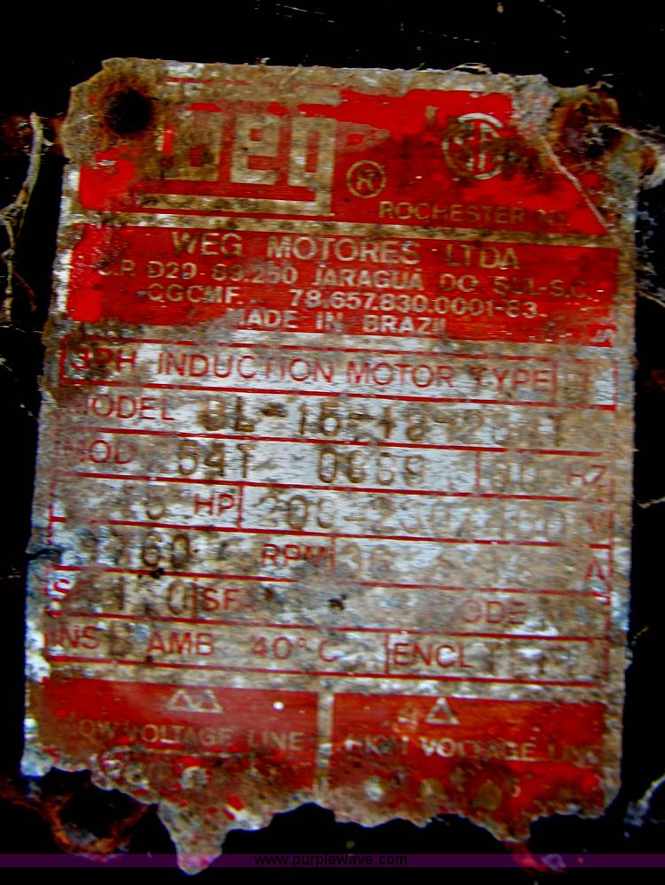 image for item E7538 Speed King stainless steel conveyor mixer and fertilizer hopper with scale