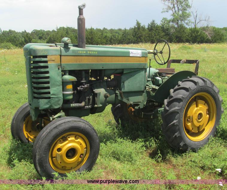 image for item F3204 1952 John Deere M tractor