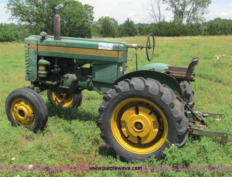 image for item F3204 1952 John Deere M tractor