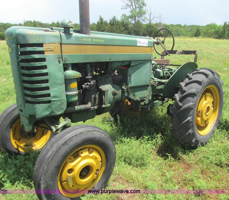 image for item F3204 1952 John Deere M tractor