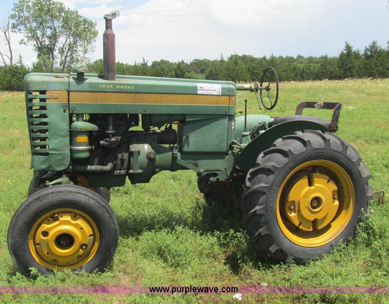 image for item F3204 1952 John Deere M tractor