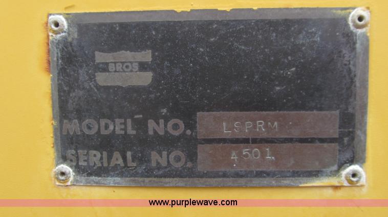 image for item G5718 Bros LSPRM reclaimer machine