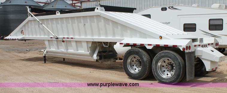 image for item G5735 2011 Construction Trailer Specialists belly dump trailer