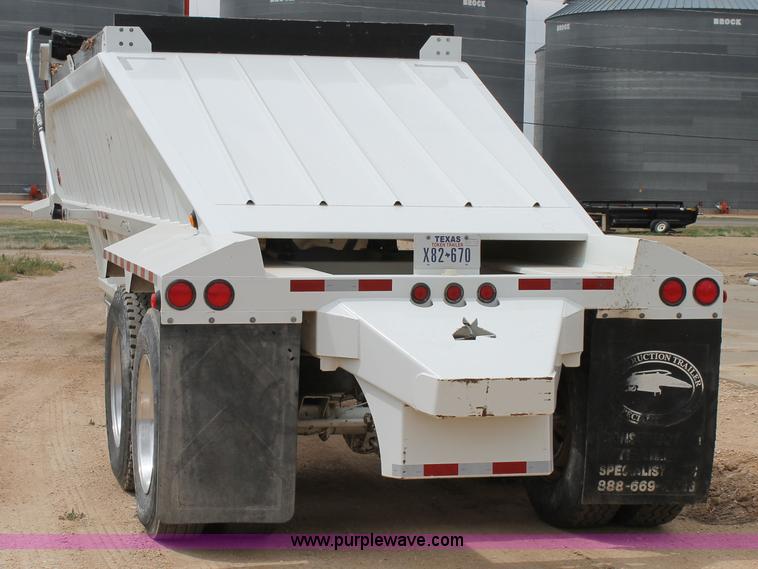 image for item G5735 2011 Construction Trailer Specialists belly dump trailer