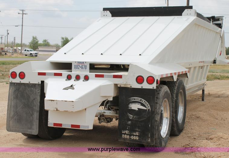 image for item G5735 2011 Construction Trailer Specialists belly dump trailer