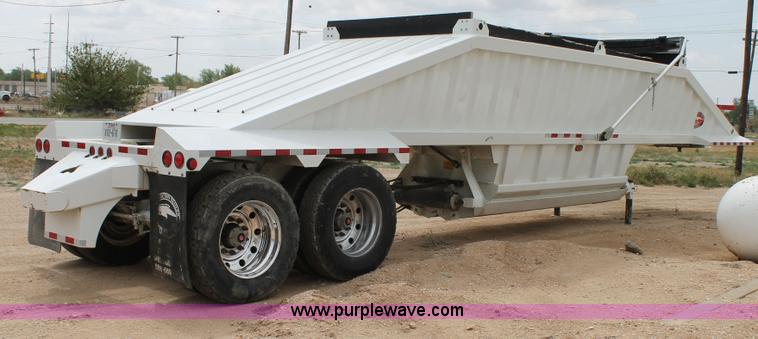 image for item G5735 2011 Construction Trailer Specialists belly dump trailer