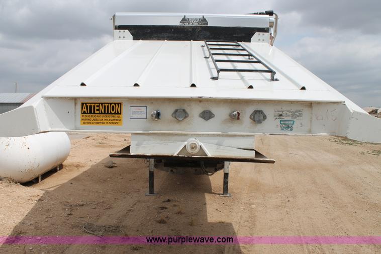 image for item G5735 2011 Construction Trailer Specialists belly dump trailer