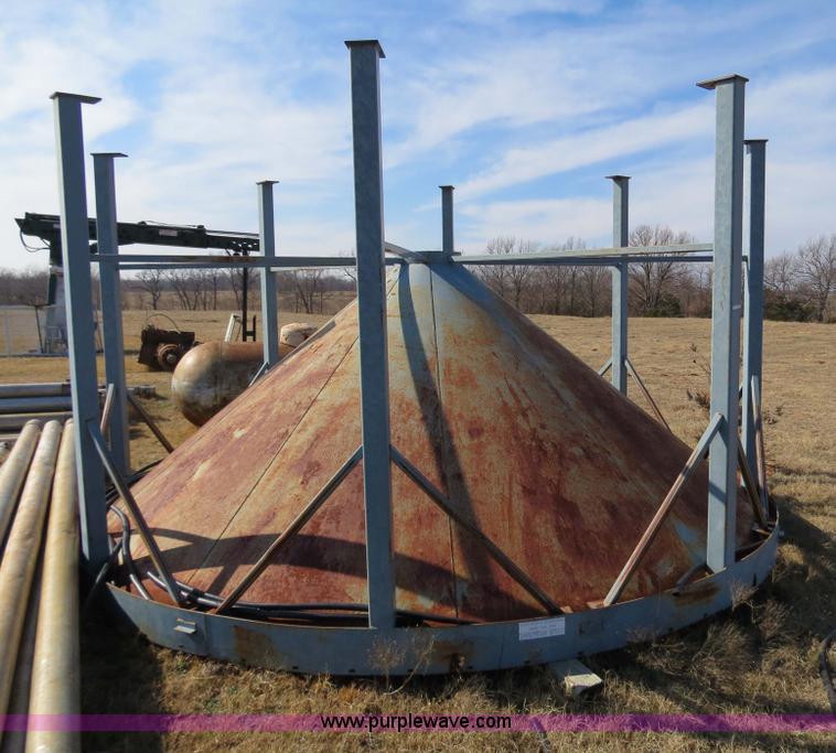 image for item S5926 15' diameter grain bin cone bottom