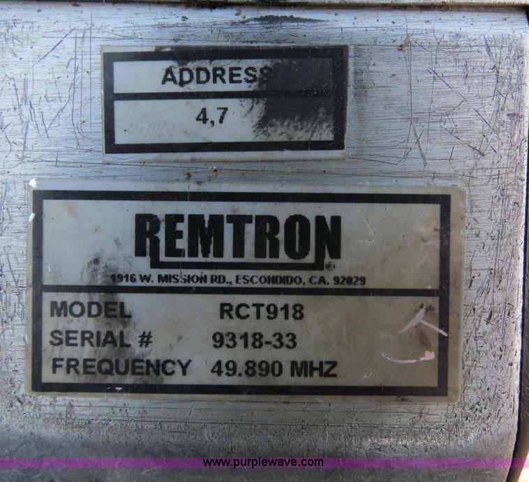 image for item S9525 Ustc, Inc. truck mounted crane