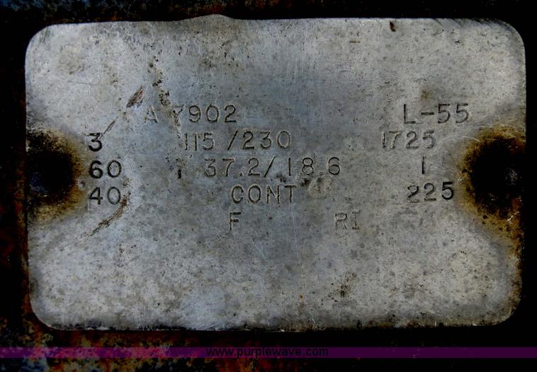 image for item S9687 Three phase electric motor