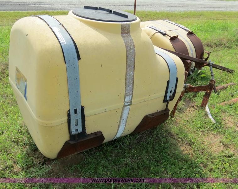 image for item S9695 (2) 200 gallon saddle tanks