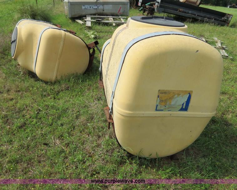 image for item S9695 (2) 200 gallon saddle tanks