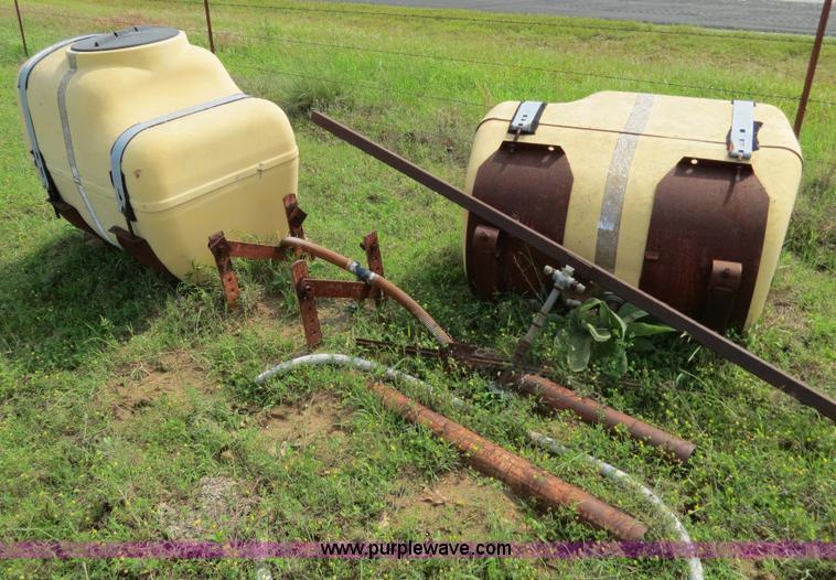 image for item S9695 (2) 200 gallon saddle tanks