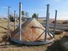 15 diameter grain bin cone bottom Steel construction Shipping quotes available Sandyland Farms 4930...