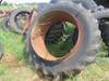 Set of 18 4 38 dual tires Removed from John Deere 4430 Snap on rims Shipping quotes available Sandy...
