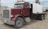 1987 Peterbilt 357 flatbed truck 220,200 miles on odometer 8,837 hours on meter Cummins 10 0L L6 die...