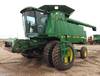 1990 John Deere 9600 Turbo combine 7,002 engine hours on meter 4,791 separator hours on meter John D...
