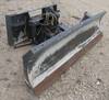 Skid steer snow blade attachment Model 35 22803 Quick attach 7 W Bolt on edge Serial 1109 Shipping q...