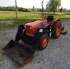 Kubota L185DT MFWD tractor 740 hours on meter Kubota Z751 A two cylinder diesel engine Manual transm...