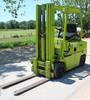 Clark C 500 45 forklift 4,894 hours on meter Walkishaw four cylinder propane engine 4,000 lb capacit...