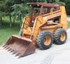 1993 Case 1845C skid steer 2,117 hours on meter Cummins four cylinder diesel engine 72 bucket with t...