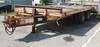 1990 Starlight Equipment trailer 17 L deck 5 1/2 L dovetail 5 neck 27 1/2 overall length 8 W 72 x 20...