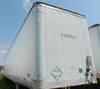 1991 Pines 53 dry van trailer Wood floor Spring suspension Air brakes Sliding tandem axle 295/75R22 ...