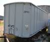 1953 Freuhauf storage trailer 24 L x 96 W 7 interior height Chain and canvas rear closure 9 00R20 ti...