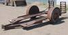 1988 Shop built 12 equipment hauler trailer 60 hauling width 16 hauling rails 32 folding ramps 30 ne...