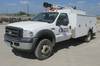 2007 Ford F550 XL Super Duty service truck with crane 128,046 miles on odometer 6 0L V8 diesel engin...
