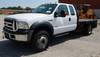 2007 Ford F450 XLT Super Duty flatbed truck 200,588 miles on odometer 6 0L V8 OHV 32V turbo diesel e...