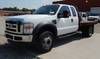 2008 Ford F450 XLT Super Duty flatbed truck 296,094 miles on odometer 6 4L V8 OHV 32V turbo diesel e...