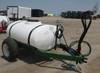 Schaben pull behind sprayer 300 gallon poly tank Hypro 540 quick coupler PTO driven pump Manual spra...