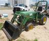 John Deere 52 tractor 1,281 hours on meter John Deere three cylinder diesel engine Four speed transm...
