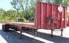 1980 Dunham flatbed trailer Model TR 40 40 L x 96 W Bulk board Spring suspension Air brakes Sliding ...