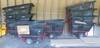 9 Rubbermaid rolling carts 1/2 cu yd capacity Conditions vary Shipping quotes available Vista Desi...