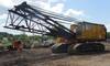 1975 Lorain L 790 100 ton lattice boom crawler crane 3,870 hours on meter Cummins 350 diesel engine ...