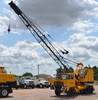 1959 Hendrickson truck with crane International 406 Red Diamond six cylinder gas engine Five speed t...