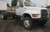 1999 Ford F800 semi truck 99,141 miles on odometer 1,990 hours on meter Cummins ISB 5 9L L6 diesel e...