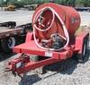 1996 Eagle double axle fuel trailer 10 L x 5 W 500 gallon tank Briggs Stratton 3 5 HP gas engine wit...