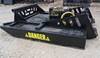Wildkat heavy duty brush cutter/mower with push bar 72 W Skid steer quick attach Chains/forklift poc...