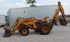 International 2500 backhoe loader Four cylinder gas engine 58 HP 5F 1R gears Front counter weights I...